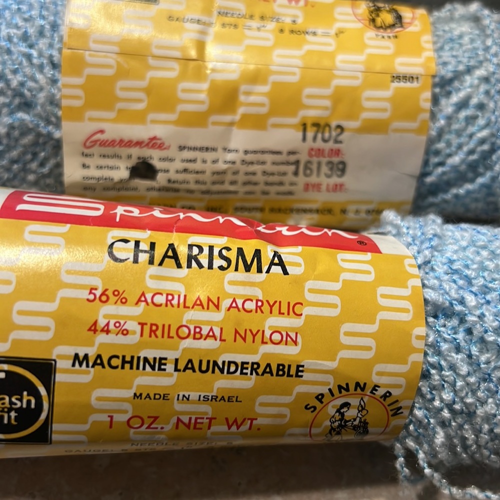 Spinnerin Charisma Acrylic/Nylon 1oz Yarn (16 count ) - Picture 4 of 4